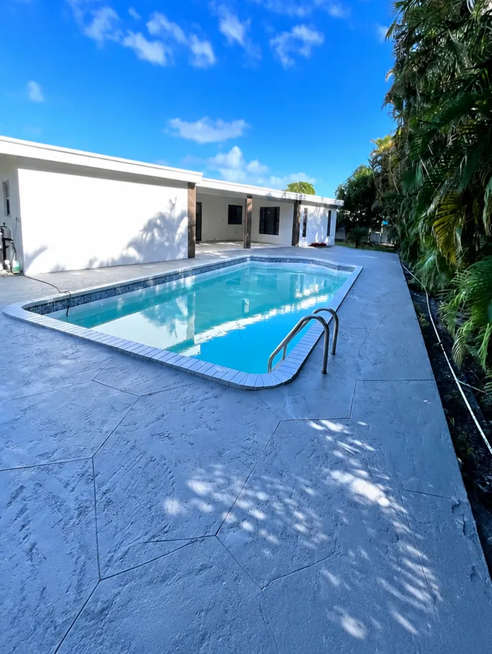 Pool remodel & resurfacing — After